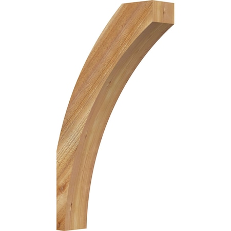Ekena Millwork 4"W x 16"D x 28"H Thorton Rough Sawn Knee Brace, Western Red Cedar BRC04X16X28THR00RWR